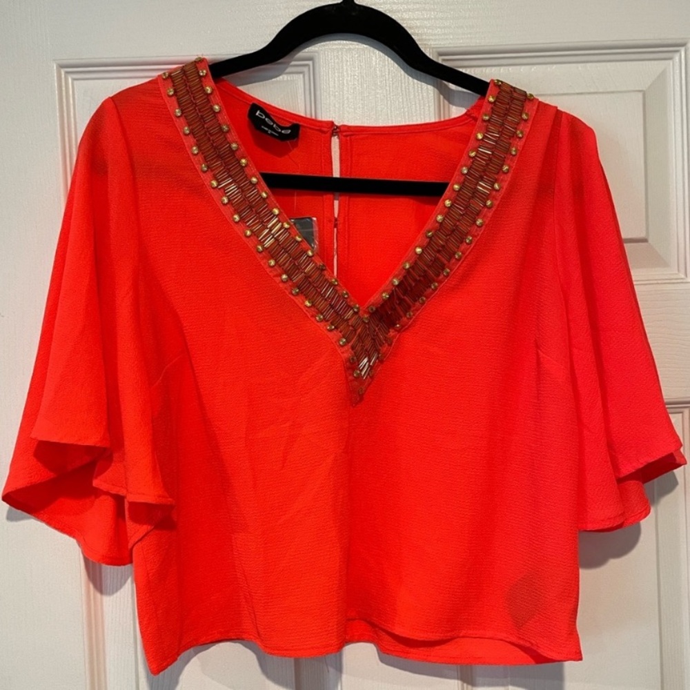 Bebe beaded top